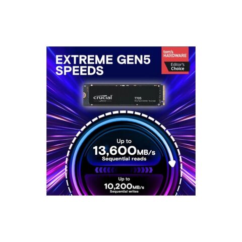 Накопитель SSD M.2 2280 1TB T705 Micron (CT1000T705SSD3) - Внутренние SSD  - Внутренние SSD 