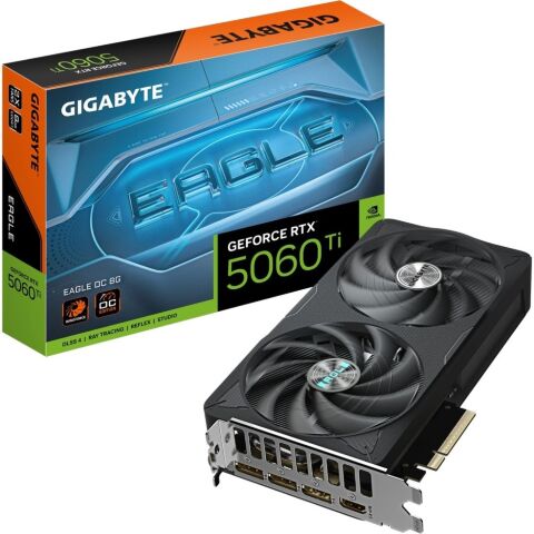 Видеокарта GIGABYTE GeForce RTX5060Ti 8Gb EAGLE OC (GV-N506TEAGLE OC-8GD) - Нулевой остаток (Feed) - Нулевой остаток (Feed)