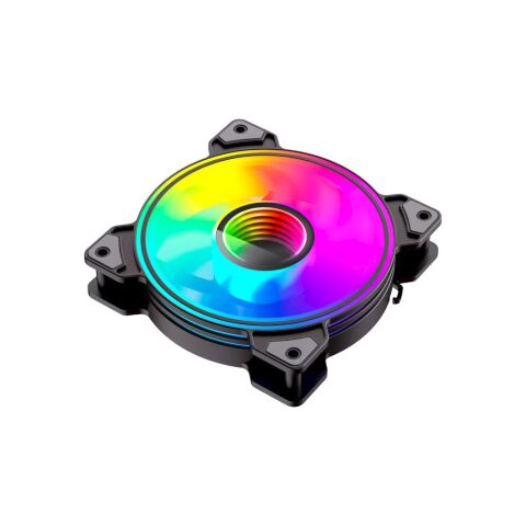 Кулер для корпуса Gamemax Dual Ring Infinity BK - Нулевой остаток (Feed)  - Нулевой остаток (Feed) 