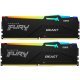 Модуль памяти для компьютера DDR5 16GB (2x8GB) 5600 MHz Beast RGB Kingston Fury (ex.HyperX) (KF556C40BBAK2-16) - Нулевой остаток (Feed) - Нулевой остаток (Feed)