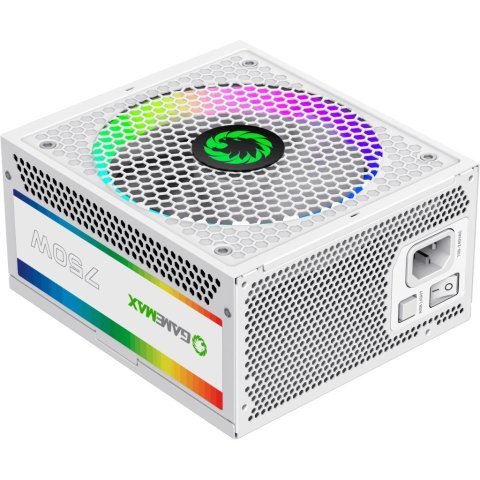 Блок питания Gamemax 750W (RGB 750 PRO WH (ATX3.0/3.1 PCI) - Нулевой остаток (Feed)  - Нулевой остаток (Feed) 