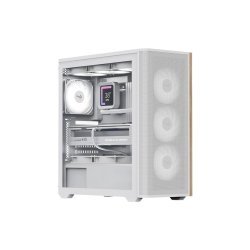 Корпус AeroCool D501A-G-WT-v2 White (ACCM-DS01043.21)