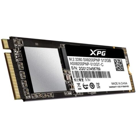 Накопитель SSD M.2 2280 512GB ADATA (ASX8200PNP-512GT-C) - Внутренние SSD  - Внутренние SSD 