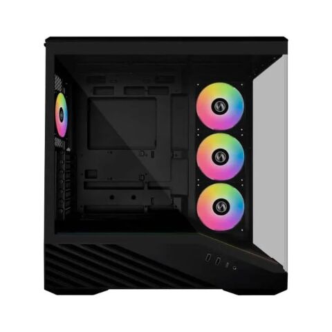 Корпус для ПК Lian Li V100R case with pre-installed four 120mm RGB PWM fan, Black (G99.V100RX.01) - Нулевой остаток (Feed)  - Нулевой остаток (Feed) 