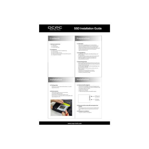 Накопитель SSD 2.5" 128GB OCPC (SSD25S3T128GLT) - Внутренние SSD  - Внутренние SSD 