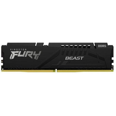 Модуль памяти для компьютера DDR5 32GB 5200 MHz Beast Black Kingston Fury (ex.HyperX) (KF552C36BBE-32) - Нулевой остаток (Feed)  - Нулевой остаток (Feed)