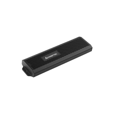 Карман внешний Chieftec M.2 PCIe NVMe/SATA SSD CEB-M2C-TLE USB 3.2 Gen2 Type-C Tool-Less Alum/Plastic (CEB-M2C-TLE) - Аксессуары к HDD  - Аксессуары к HDD 