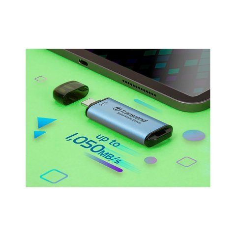 Накопитель SSD USB Type-C 1TB ESD300 Transcend (TS1TESD300C) - Нулевой остаток (Feed)  - Нулевой остаток (Feed) 