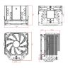 Кулер для процессора ID-Cooling SE-226-XT Black
