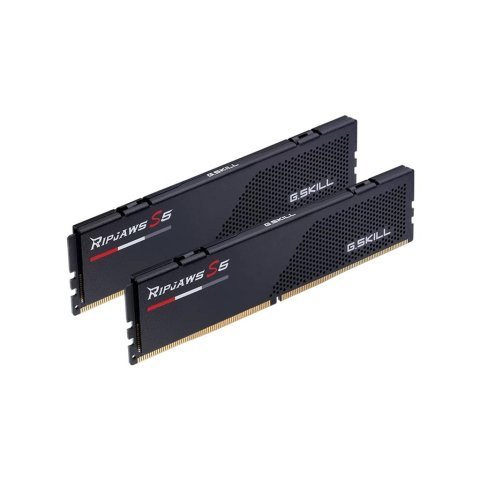 Модуль памяти для компьютера DDR5 48GB (2x24GB) 5600 MHz Ripjaws S5 Black G.Skill (F5-5600J4040D24GX2-RS5K) - Нулевой остаток (Feed)  - Нулевой остаток (Feed) 