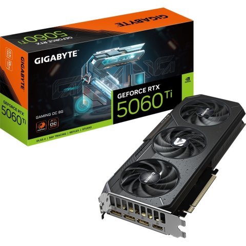 Видеокарта GIGABYTE GeForce RTX5060Ti 8Gb GAMING OC (GV-N506TGAMING OC-8GD) - Нулевой остаток (Feed)  - Нулевой остаток (Feed) 
