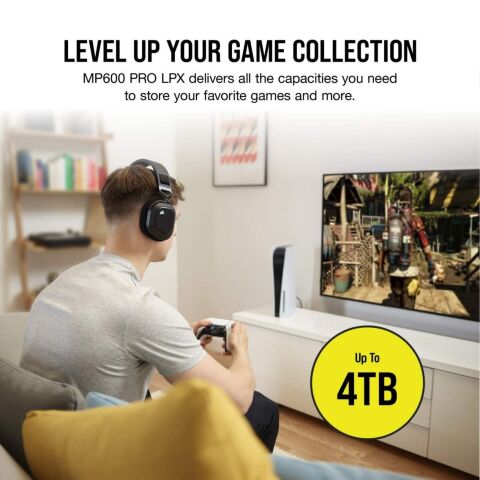 Накопитель SSD M.2 2280 4TB MP600PRO LPX Corsair (CSSD-F4000GBMP600PLP) - Внутренние SSD - Внутренние SSD