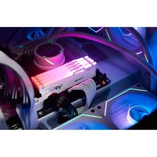 Модуль памяти для компьютера DDR5 32GB 5600 MHz Beast White RGB Kingston Fury (ex.HyperX) (KF556C36BWEA-32)