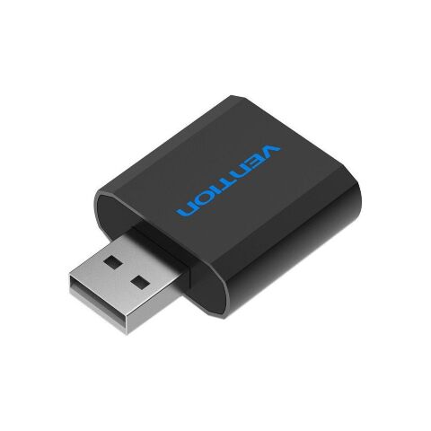 Звуковая плата Vention Audio USB 2х3,5mm jack Metal (VAB-S17-B) - Звуковые платы - Звуковые платы