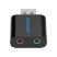 Звуковая плата Vention Audio USB 2х3,5mm jack Metal (VAB-S17-B) - Звуковые платы - Звуковые платы
