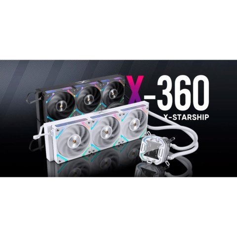 Система жидкостного охлаждения 1stPlayer X-360-BK - Нулевой остаток (Feed)  - Нулевой остаток (Feed) 