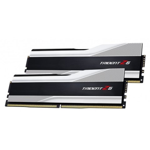 Модуль памяти для компьютера DDR5 32GB (2x16GB) 6000 MHz Trident Z5 Silver G.Skill (F5-6000J3636F16GX2-TZ5S) - Нулевой остаток (Feed) - Нулевой остаток (Feed)