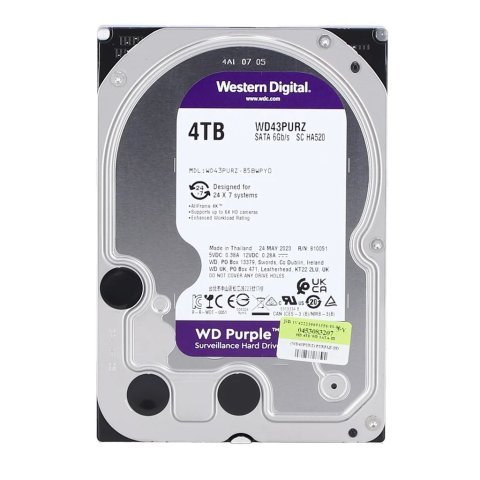 Жесткий диск 3.5" 4TB WD (WD43PURZ) - Нулевой остаток (Feed)  - Нулевой остаток (Feed)