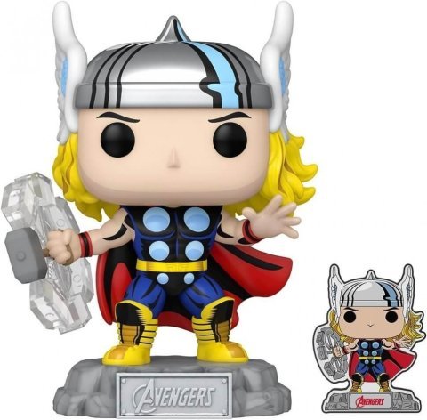 Фигурка Funko Pop & Pin Marvel: Avengers - 60th Anniversary - Thor Фанко Тор (Amazon Exclusive) 1190 - -
