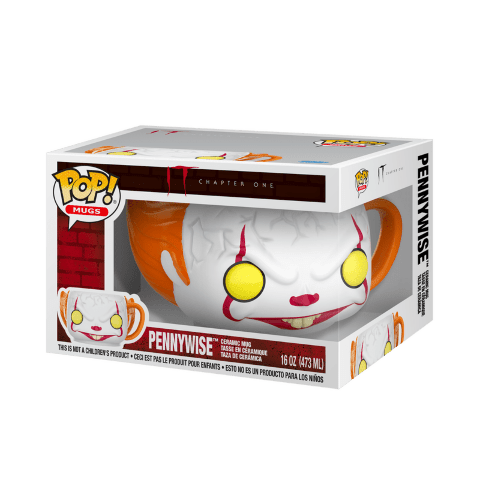 Кухоль Funko Pennywise IT Ceramic 3D Sculpted Mug чашка фанко Воно 473 мл. - -