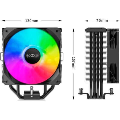 Кулер для процессора PcCooler PALADIN EX400 ARGB - Нулевой остаток (Feed)  - Нулевой остаток (Feed) 