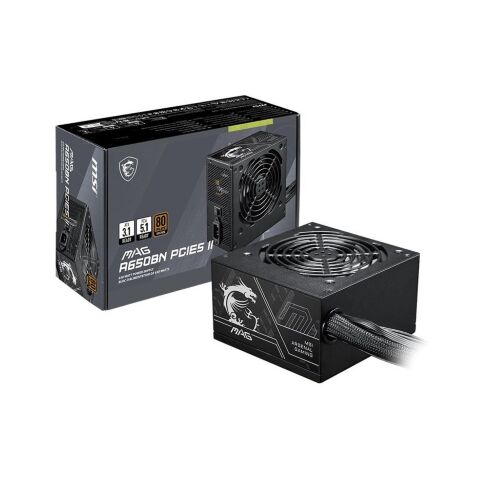 Блок питания MSI 650W MAG A650BN PCIE5 II (MAG A650BN PCIE5 II) - Нулевой остаток (Feed)  - Нулевой остаток (Feed) 