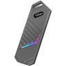 Карман внешний Dynamode M.2 SSD NVMe to USB-C USB 3.2 Gen2 aluminum black (DM-CAD-SSD14-N)