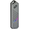 Карман внешний Dynamode M.2 SSD NVMe to USB-C USB 3.2 Gen2 aluminum black (DM-CAD-SSD14-N)
