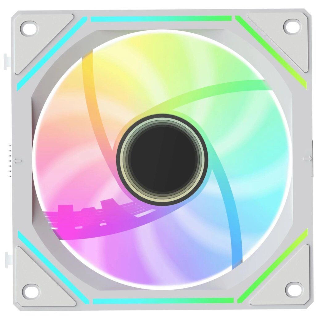 Кулер для корпуса OCYPUS GAMMA F12 ARGB REVERSE BLADE білий (GAMMA-F12-WH1AM01U-GL)