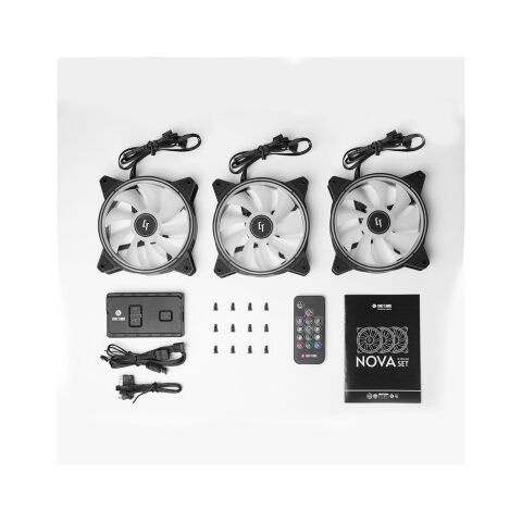 Кулер для корпуса Chieftec Nova (NF-3012-RGB) - Нулевой остаток (Feed)  - Нулевой остаток (Feed) 