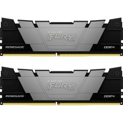 Модуль памяти для компьютера DDR4 32GB (2x16GB) 4000 MHz Renegade Black Kingston Fury (ex.HyperX) (KF440C19RB12K2/32)