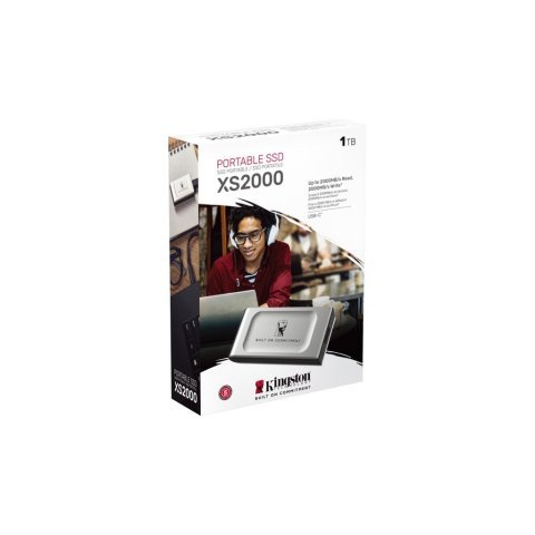 Накопитель SSD USB Type-C 1TB XS2000 Kingston (SXS2000/1000GA) - Нулевой остаток (Feed) - Нулевой остаток (Feed)