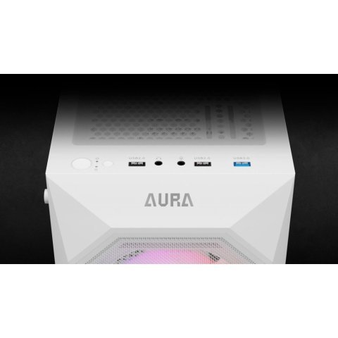 Корпус Gamdias AURA GC1 ELITE WH ARGB (4711514500608) - Нулевой остаток (Feed)  - Нулевой остаток (Feed)