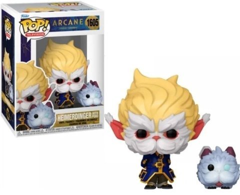 Фигурка Funko Arcane League of Legends Heimerdinger with Poro Фанко Аркейн Хеймердингер та Поро 1605 -   -  