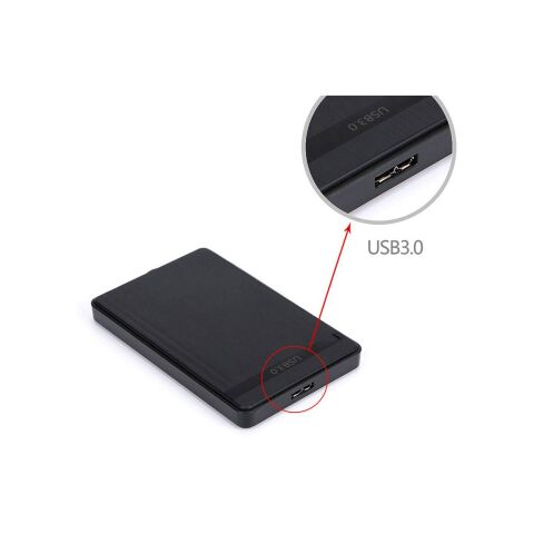 Карман внешний Dynamode 2.5" SATA HDD/SSD USB 3.0 Black (DM-CAD-25317) - Нулевой остаток (Feed)  - Нулевой остаток (Feed) 