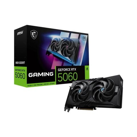 Видеокарта MSI GeForce RTX5060 8Gb GAMING OC (RTX 5060 8G GAMING OC) - Нулевой остаток (Feed) - Нулевой остаток (Feed)