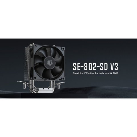 Кулер для процессора ID-Cooling SE-802-SD V3 - Нулевой остаток (Feed) - Нулевой остаток (Feed)