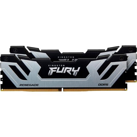 Модуль памяти для компьютера DDR5 48GB (2x24GB) 8400 MHz Silver XMP Kingston Fury (ex.HyperX) (KF584CU40RSK2-48) - Нулевой остаток (Feed)  - Нулевой остаток (Feed) 
