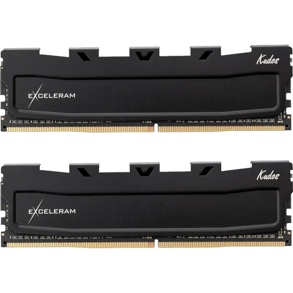 Модуль памяти для компьютера DDR5 32GB (2x16GB) 6000 MHz Black Kudos eXceleram (EK50320602836CD)