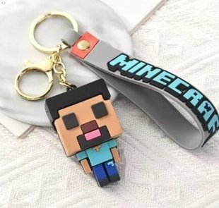 Брелок подвеска на рюкзак Minecraft Майнкрафт Human 3D Backpack