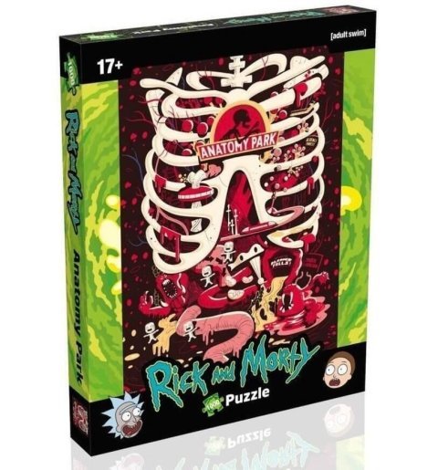 Пазл Winning Moves Rick and Morty Puzzle Anatomy Park Рик и Морти (1000 деталей) -   -