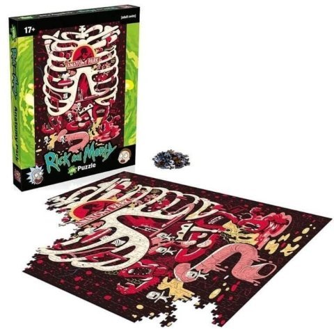 Пазл Winning Moves Rick and Morty Puzzle Anatomy Park Рик и Морти (1000 деталей) -   -