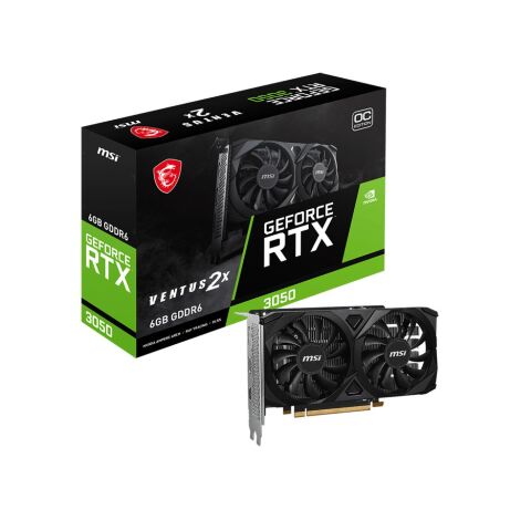 Видеокарта MSI GeForce RTX3050 6Gb VENTUS 2X E OC (RTX 3050 VENTUS 2X E 6G OC) - Видеокарты - Видеокарты