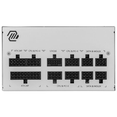 Блок питания MSI 850W (MAG A850GL PCIE5 WHITE) - Нулевой остаток (Feed) - Нулевой остаток (Feed)