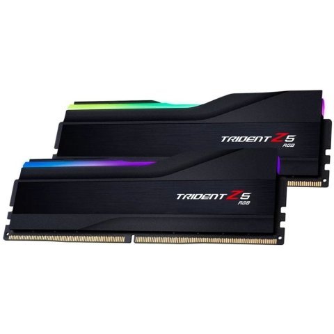 Модуль памяти для компьютера DDR5 32GB (2x16GB) 6800 Trident Z5 RGB Black G.Skill (F5-6800J3445G16GX2-TZ5RK) - Нулевой остаток (Feed)  - Нулевой остаток (Feed) 