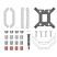 Кулер для процессора ID-Cooling SE-224-XTS WHITE - Нулевой остаток (Feed)  - Нулевой остаток (Feed) 