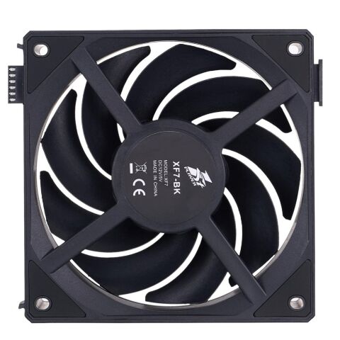 Кулер для корпуса 1stPlayer XF7 Black (XF7-BK-1IN1) - Нулевой остаток (Feed) - Нулевой остаток (Feed)