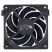 Кулер для корпуса 1stPlayer XF7 Black (XF7-BK-1IN1) - Нулевой остаток (Feed) - Нулевой остаток (Feed)