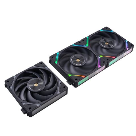 Кулер для корпуса 1stPlayer XF7 Black (XF7-BK-1IN1) - Нулевой остаток (Feed) - Нулевой остаток (Feed)