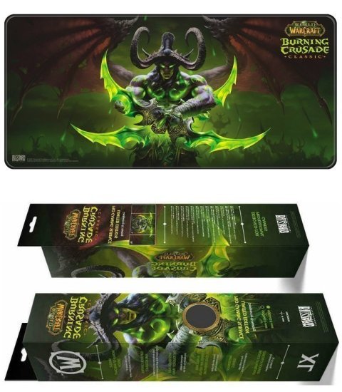 Коврик игровая поверхность Blizzard World Of Warcraft Gaming Desk Mat Burning Crusade  Illidan XL Иллидан (90*42 cm) -   -  